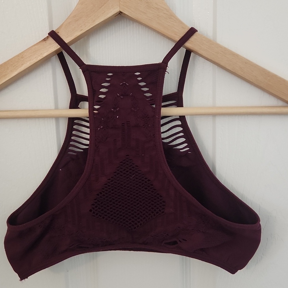 Intimately Free People Bralette Xs/s Burgundy - Picture 5 of 5